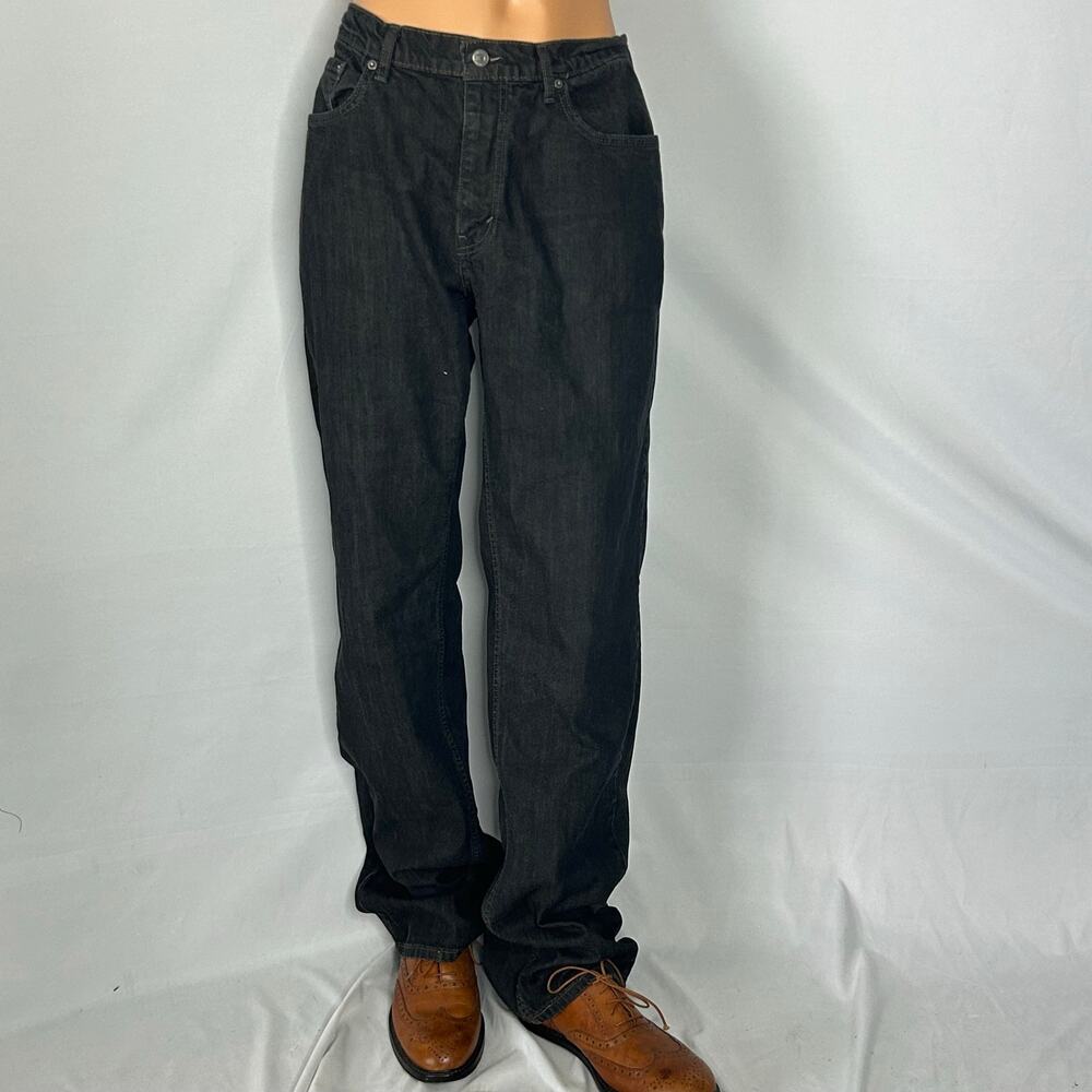 Levi’s 559 Jeans Mens 38x38 Black Relaxed Straight Long Inseam Tall Denim